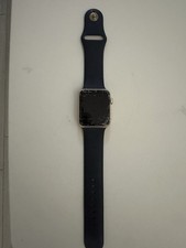 Apple Watch 1^ Serie prima 44 mm cassa oro blu vetro rotto funzionante 