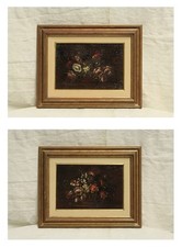 COPPIA NATURE MORTE OLIO SU