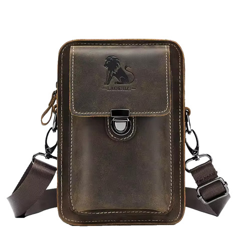 Sac taille cuir - de, en