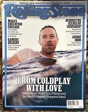 Rolling Stone Magazine January 2025 CHRIS MARTIN COLDPLAY With Love