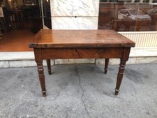 Elegante Tavolo a Libro in Noce Piemontese - Restaurato (in corso d'opera)