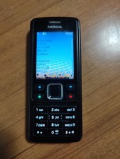 NOKIA 6300 GSM - Cellulare Vintage Funzionante - Colore Nero da Collezione