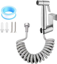 Doccetta per Bidet Kit, Doccino per Bidet in Inossidabile, Bidet Portatile Kit D