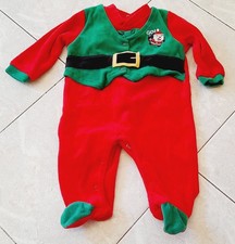 Body vestitino bambino bimbo FOLLETTO NATALE Taglia 3 - 6 mesi  Marca Re Panda