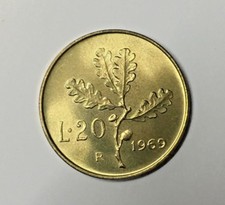 ITALIA REPUBBLICA 20 LIRE 1969