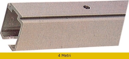 Binario alluminio per porte - in,