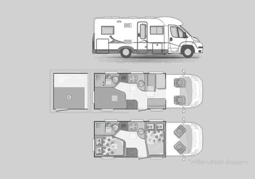 Foto blueprint adria camper - a4,