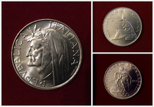 500 Lire ARGENTO FDC Offerta ECCEZIONALE DANTE 1965 , UNITÀ 1961 , MICHELANGELO