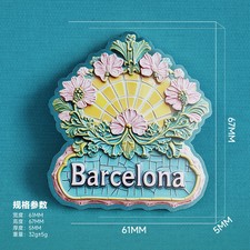 Calamita frigo 3D Barcellona