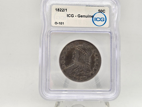 Mezzo dollaro 1822 icg - dollaro, 1822/1