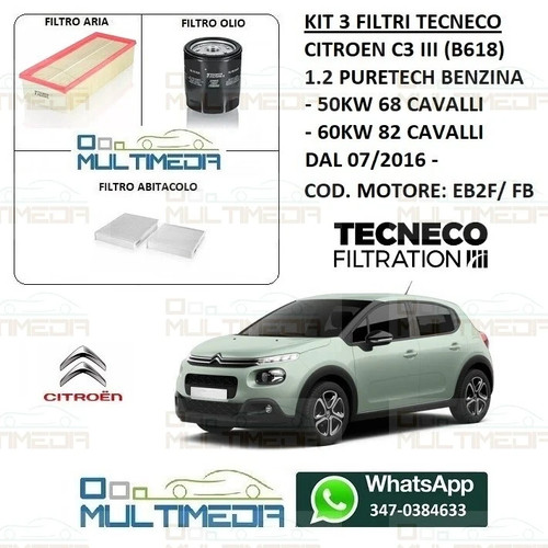 Kit tagliando filtri - tagliando, tecneco