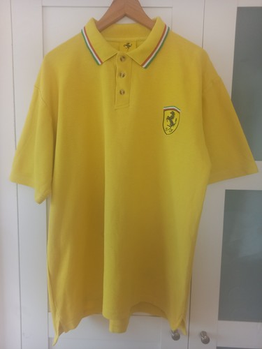 Polo gialla ufficiale - , ferrari