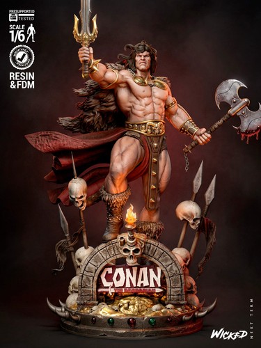 Conan barbaro kit resina - conan,
