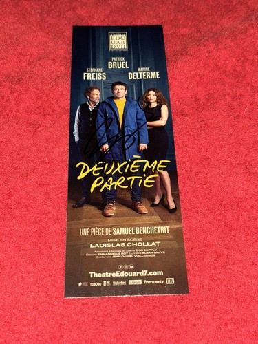 Flyer dédicacé autograph - dédicacé,