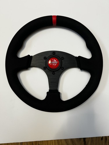 Volante scamosciato piatto