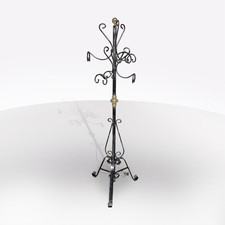 APPENDIABITI IN FERRO BATTUTO ANTICATO ARGENTO