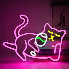 Insegna Al Neon Birra Gatto