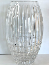 Rarissimo vaso Tiffany and Co cristallo piombo PLAID X-Large 15,75” Italia pesante!