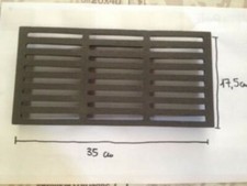 GRIGLIA IN GHISA PER SCARICO DI CENERE PER ACQUATONDO 29 17,5X34,5CM - EDILKAMIN