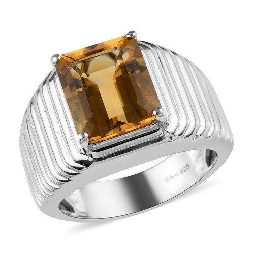 Naturale citrino gemma con 14k - citrino,