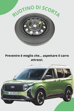 Ruotino Di Scorta per FORD TOURNEO COURIER dal 2023 - 5 fori (135/90R16)