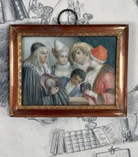 Antico quadro miniatura