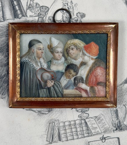 Antico quadro miniatura