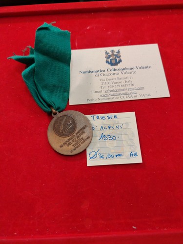 Medaglia adunata trieste 1930 - adunata,