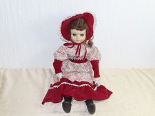Doll "Girl With End Red Floral