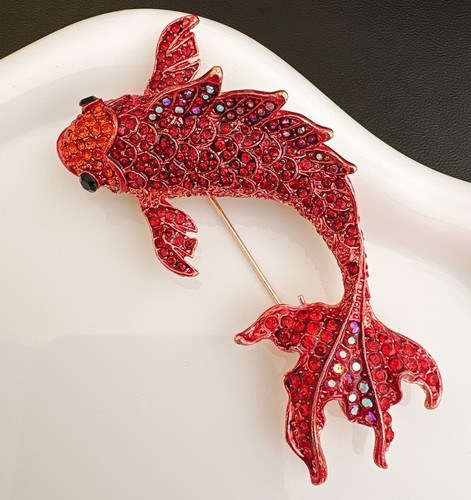 Spilla pesce koi - , rossa