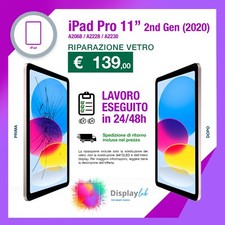 RIPARAZIONE SOSTITUZIONE VETRO ANTERIORE DISPLAY IPAD PRO 11 (2ND GEN) 2020