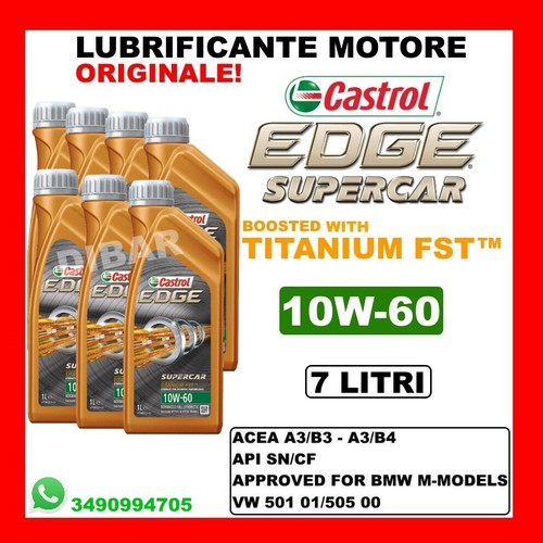 Olio castrol edge supercar - olio,