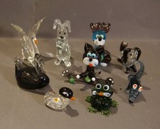 9 X Vintage Glastiera Murano O