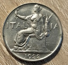 BUONO DA 1 LIRA 1922 VITTORIO