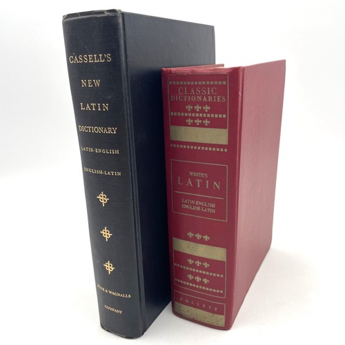 Vintage latin dictionary book - vintage,