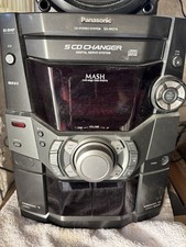 Mini Stereo Cd Radio Doppia Cassetta Panasonic 110 Watt