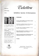 Telettra. Bollettino tecnico