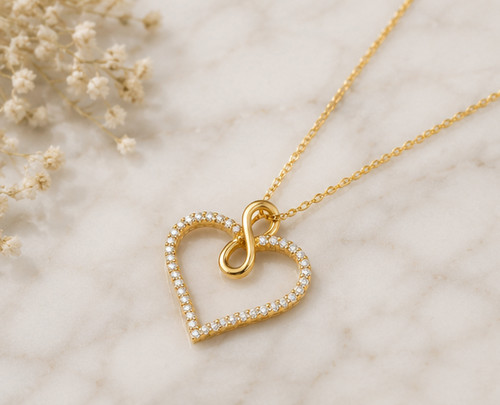 Collana con ciondolo cuore