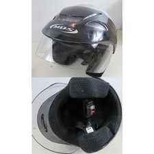 Casco helmet moto MDS taglia S colore grigio usato (25525)