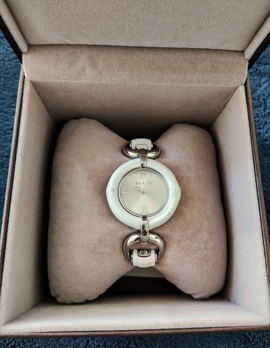 Gucci bamboo watch - watch, white