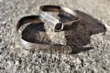 BICI – RARISSIMI FERMA PANTALONI IN METALLO CROMATO ANNI 30/40 VERAMENTE RARI 