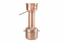 ALAMBICCO DISTILLATORE A COLONNA DA 5 LITRI IN RAME PER IDROLATI E GRAPPA