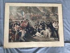 GRAVURE THE DEATH OF LORD