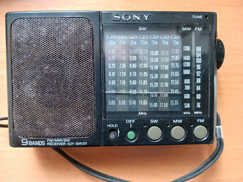 Sony icf sw - sony, am/fm/sw-1/sw-7