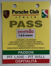 Pass Campionato Porsche Club Italia Autodromo Del Mugello