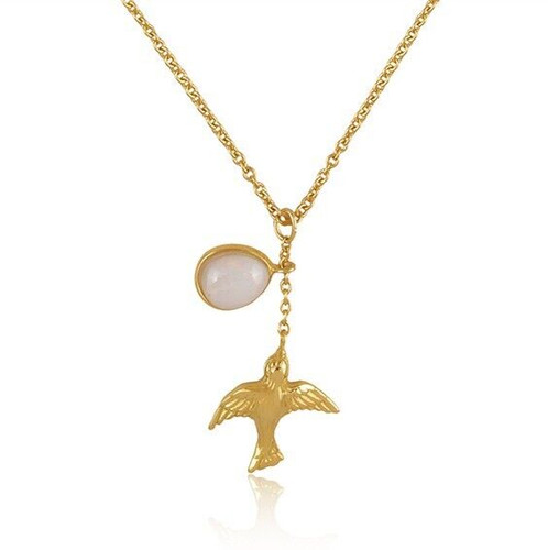 Collana rondine oro ciondolo