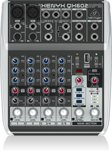 Behringer qx602 mp3 xenyx - behringer, qx602-mp3