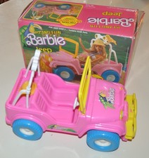 Barbie Island Fun Jeep Buggy Auto Arco/Mattel 1987 vintage anni 80 con scatola originale