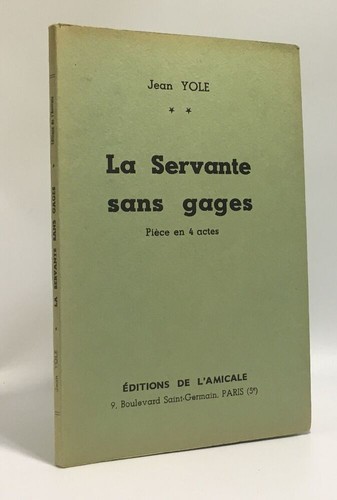 Servante sans gages - servante,