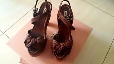 Scarpe Donna MIU MIU sandalo 38,5